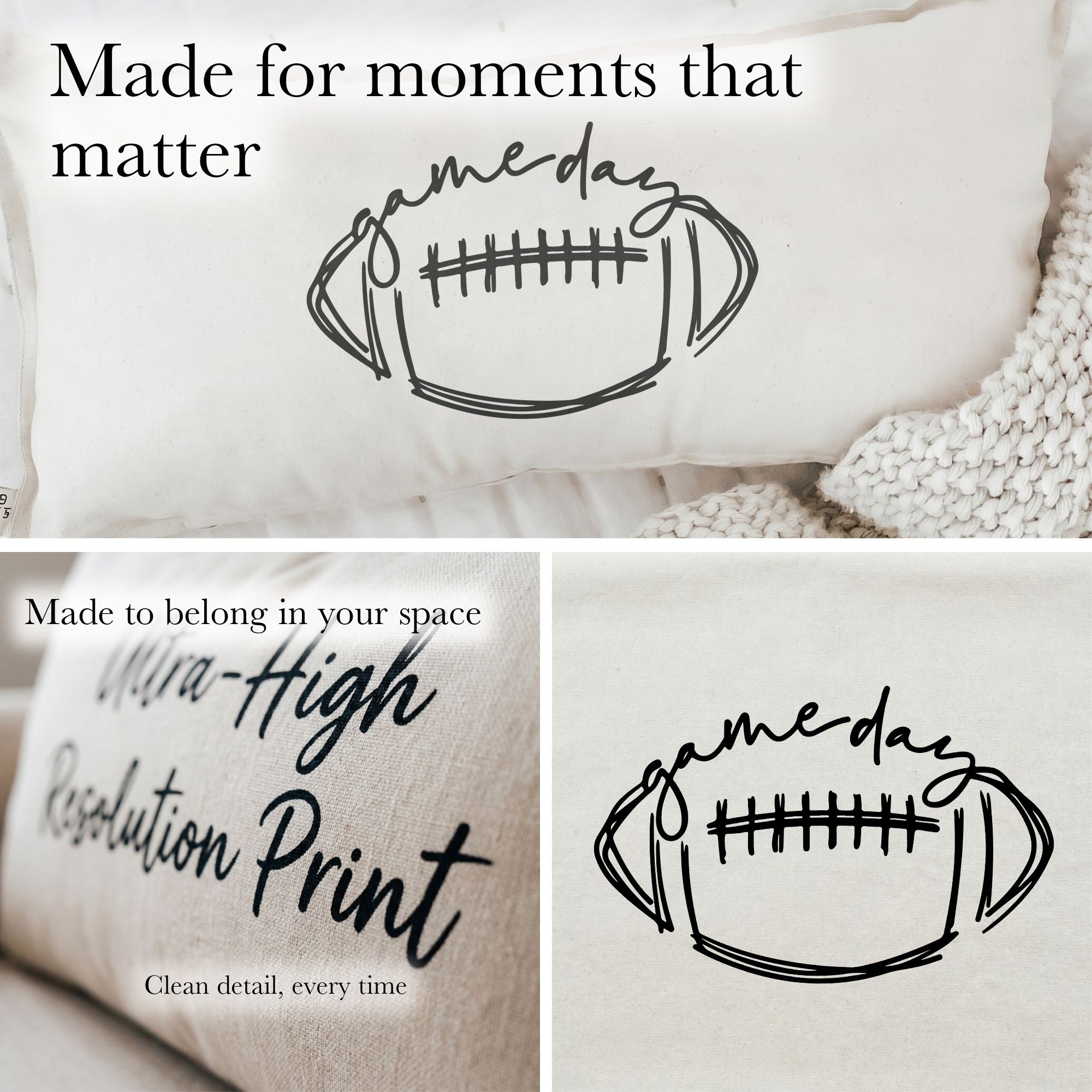 Lumbar Pillows - Game Day