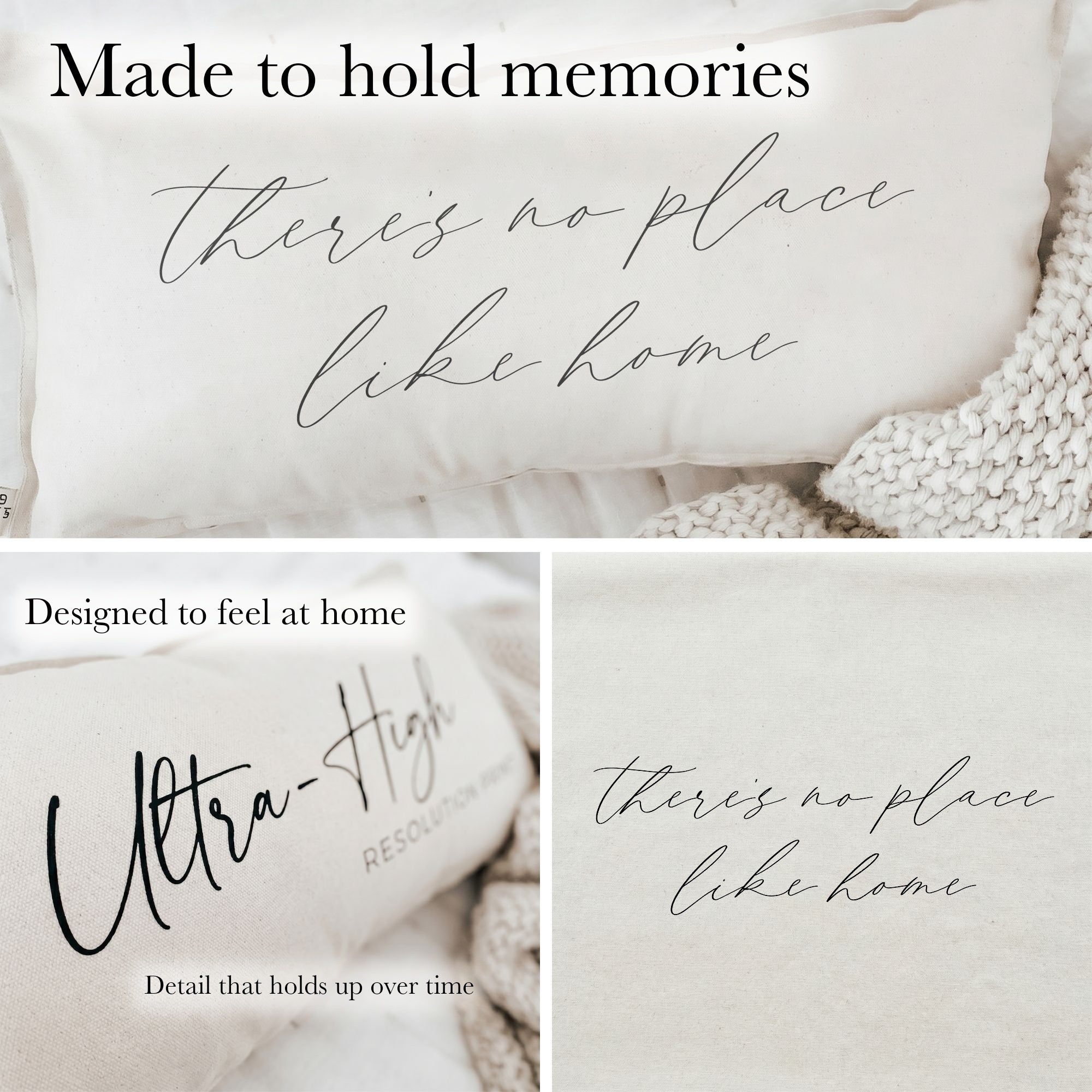 Lumbar Pillows - There's No Place Like Home