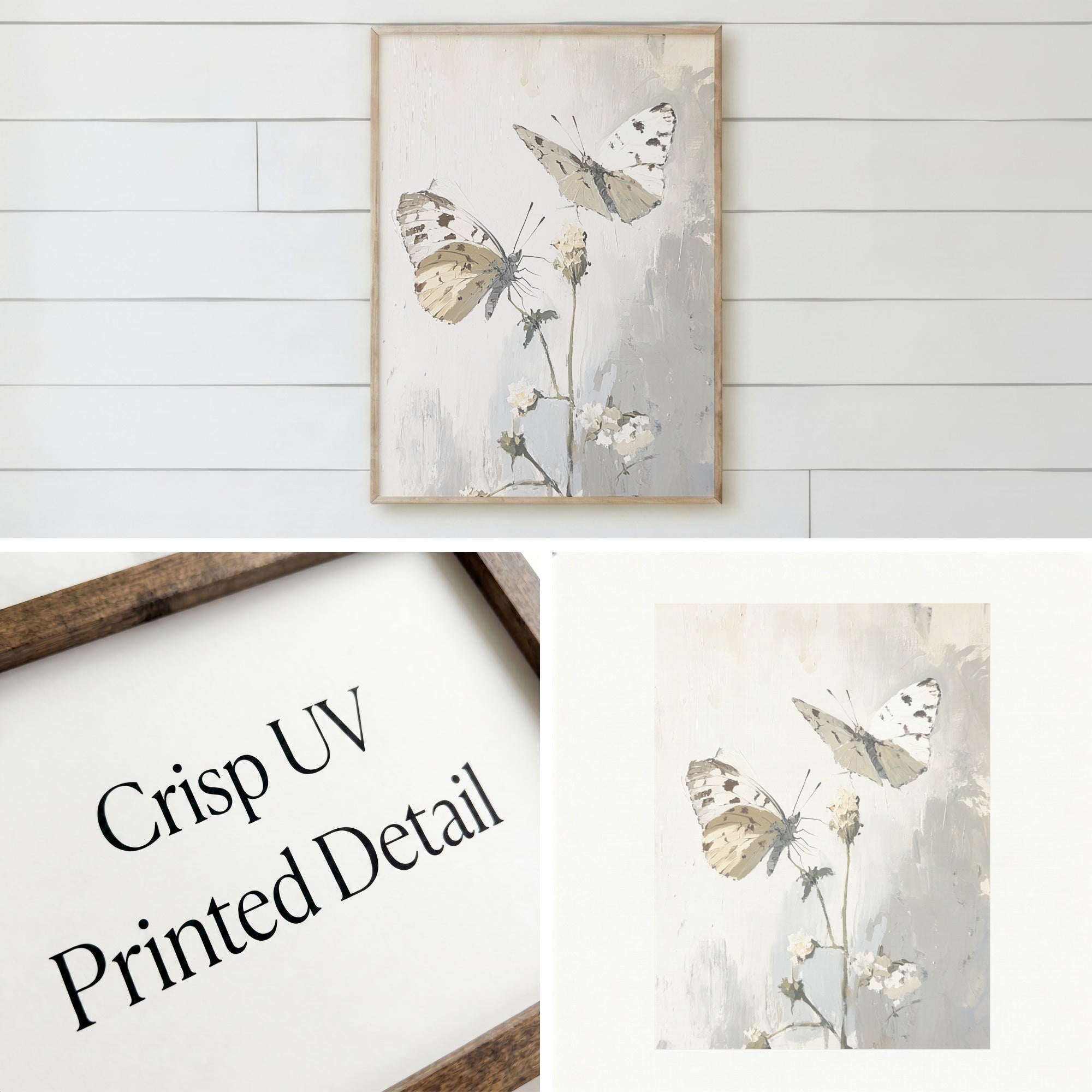Wooden Frames - Butterfly Stem