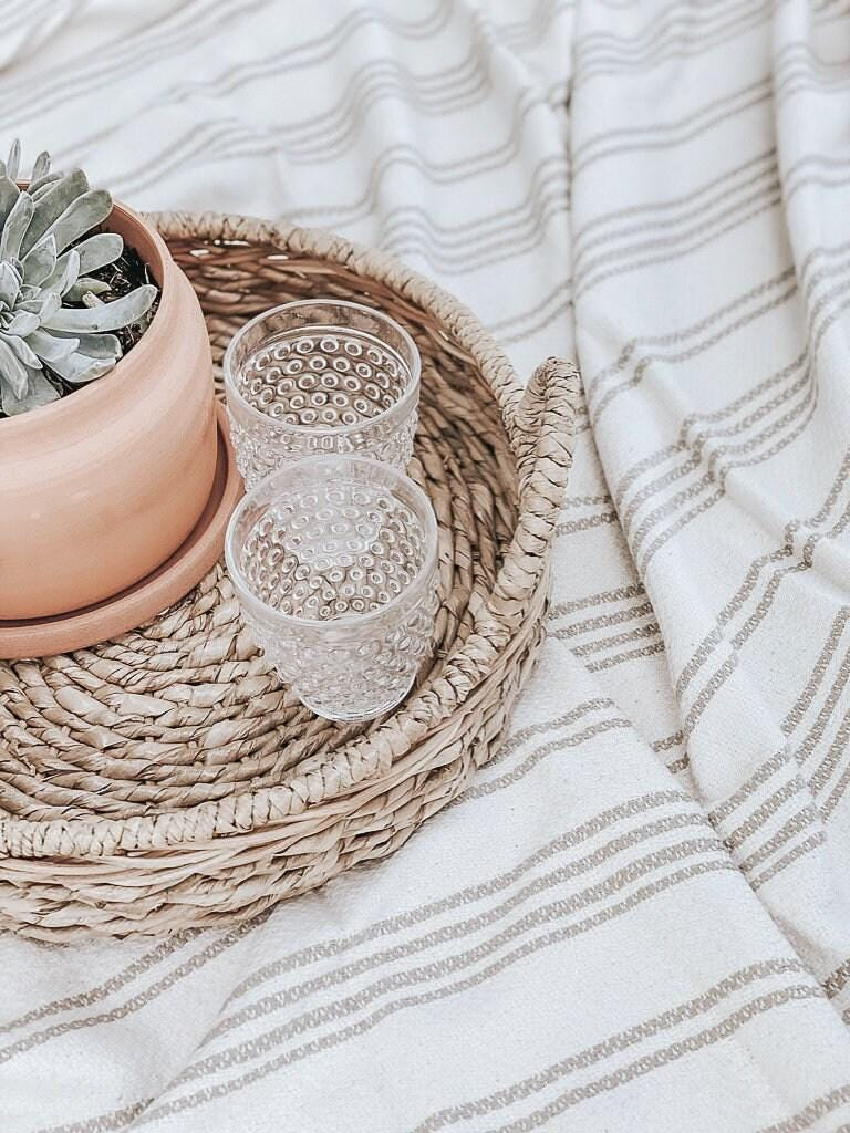 Picnic Throw Blanket - Oversized blanket, summer throw, beach blanket