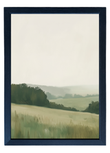 Hillside Pastures Wood Framed Print