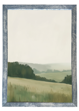 Hillside Pastures Wood Framed Print