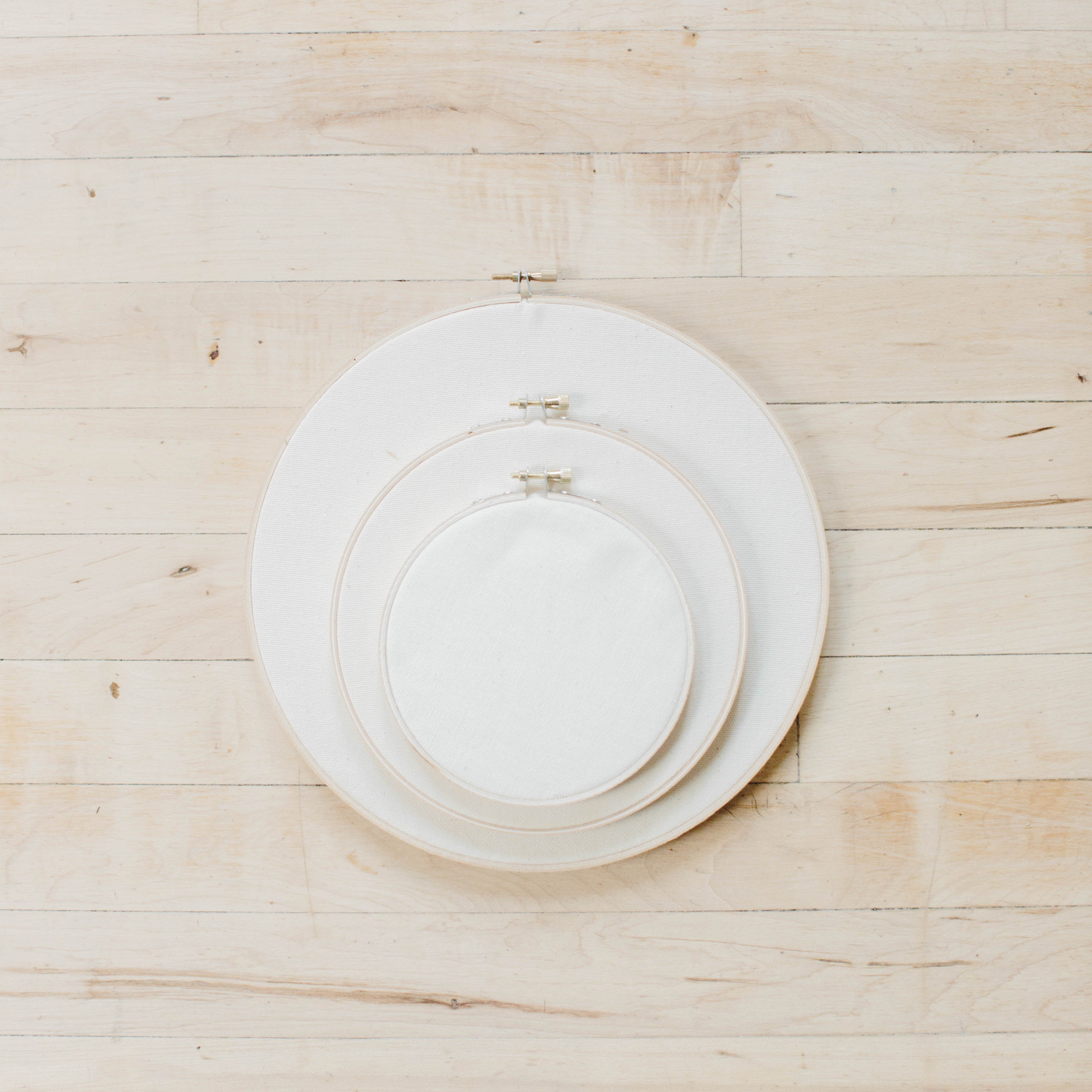 Embroidery Hoops - He First loved Wreath