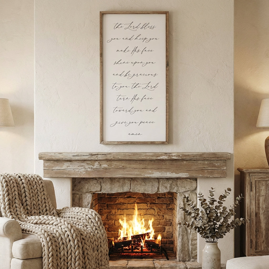 Wooden Frames - The Lord Bless You and Keep You