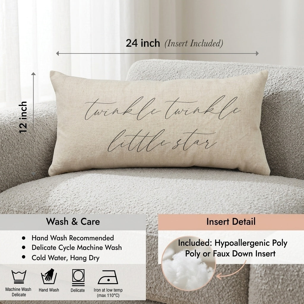 Lumbar Pillows - Twinkle Twinkle Little Star
