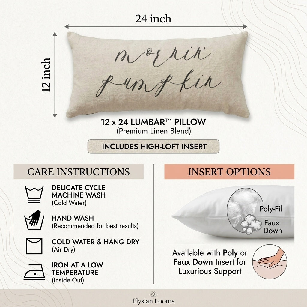 Lumbar Pillows - Mornin Pumpkin