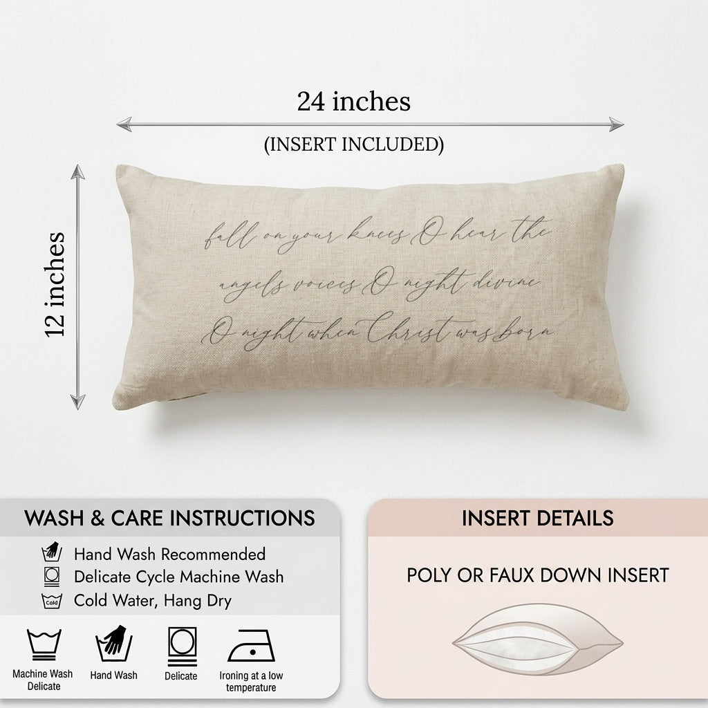 Lumbar Pillows - O Night Divine Hymn