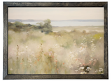 Bright Wildflowers Wood Framed Print