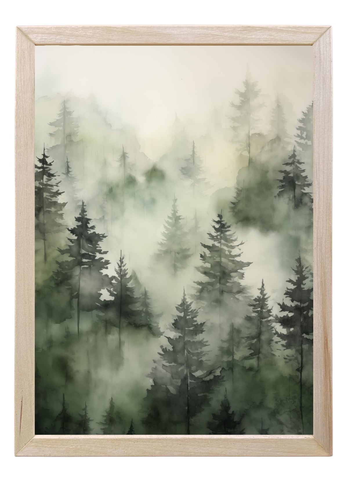 Wooden Frames - Shades of Green