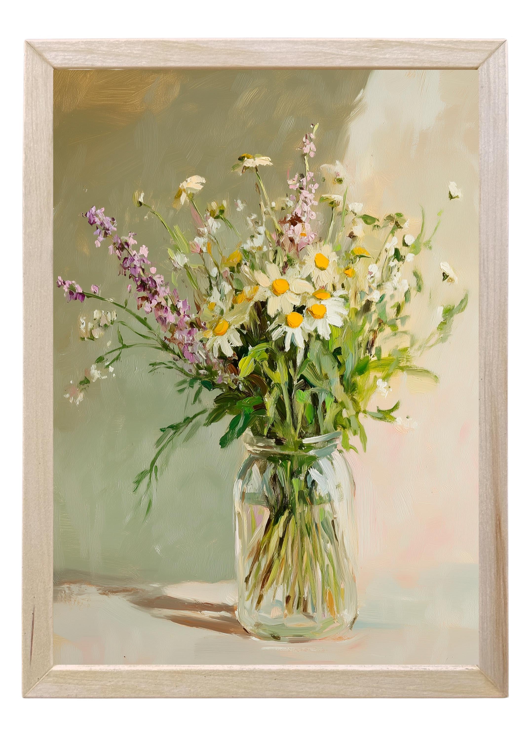 Wooden Frames - Handpicked Wildflower Bouquet
