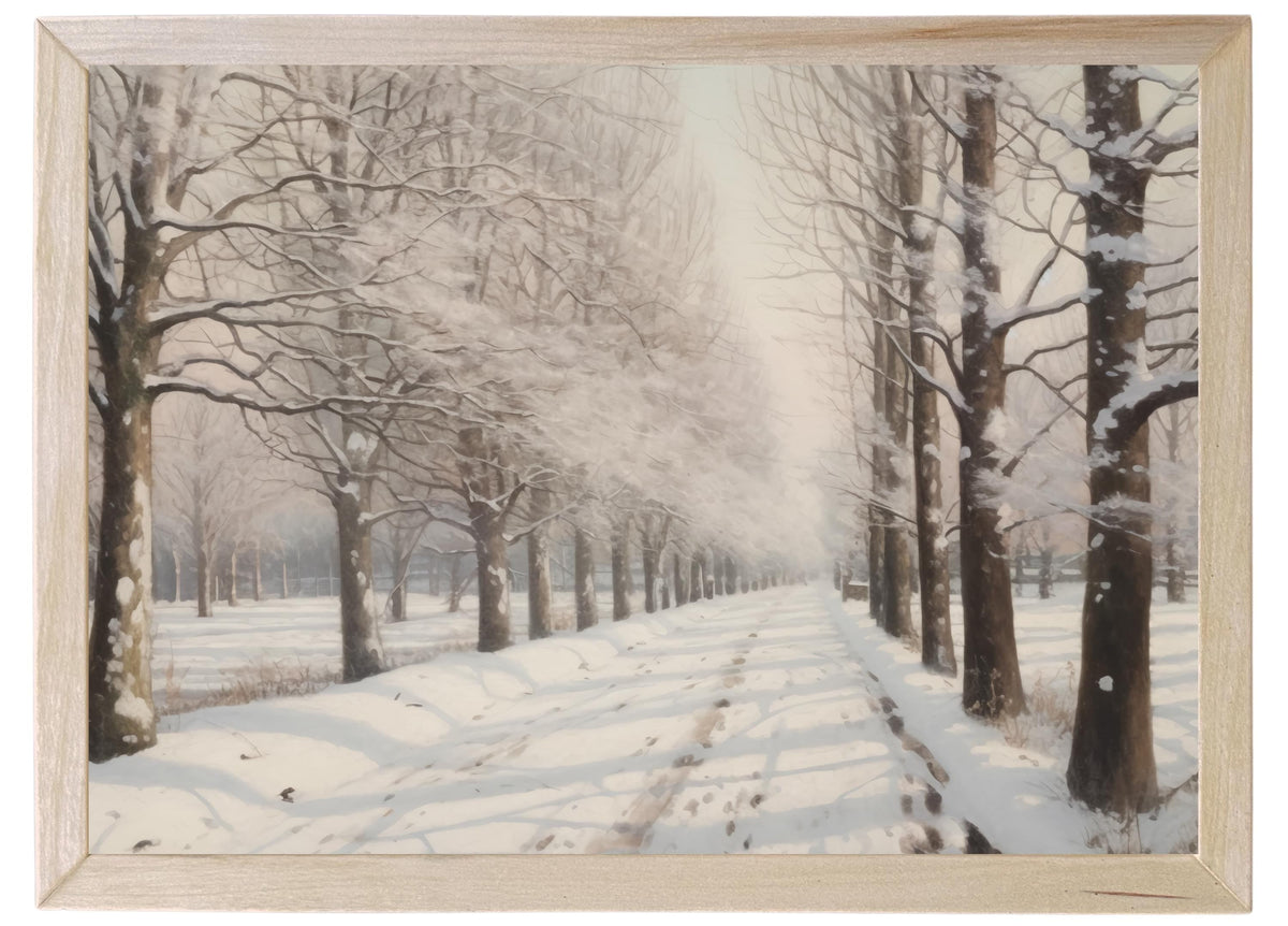 Wooden Frames - Winter Lane
