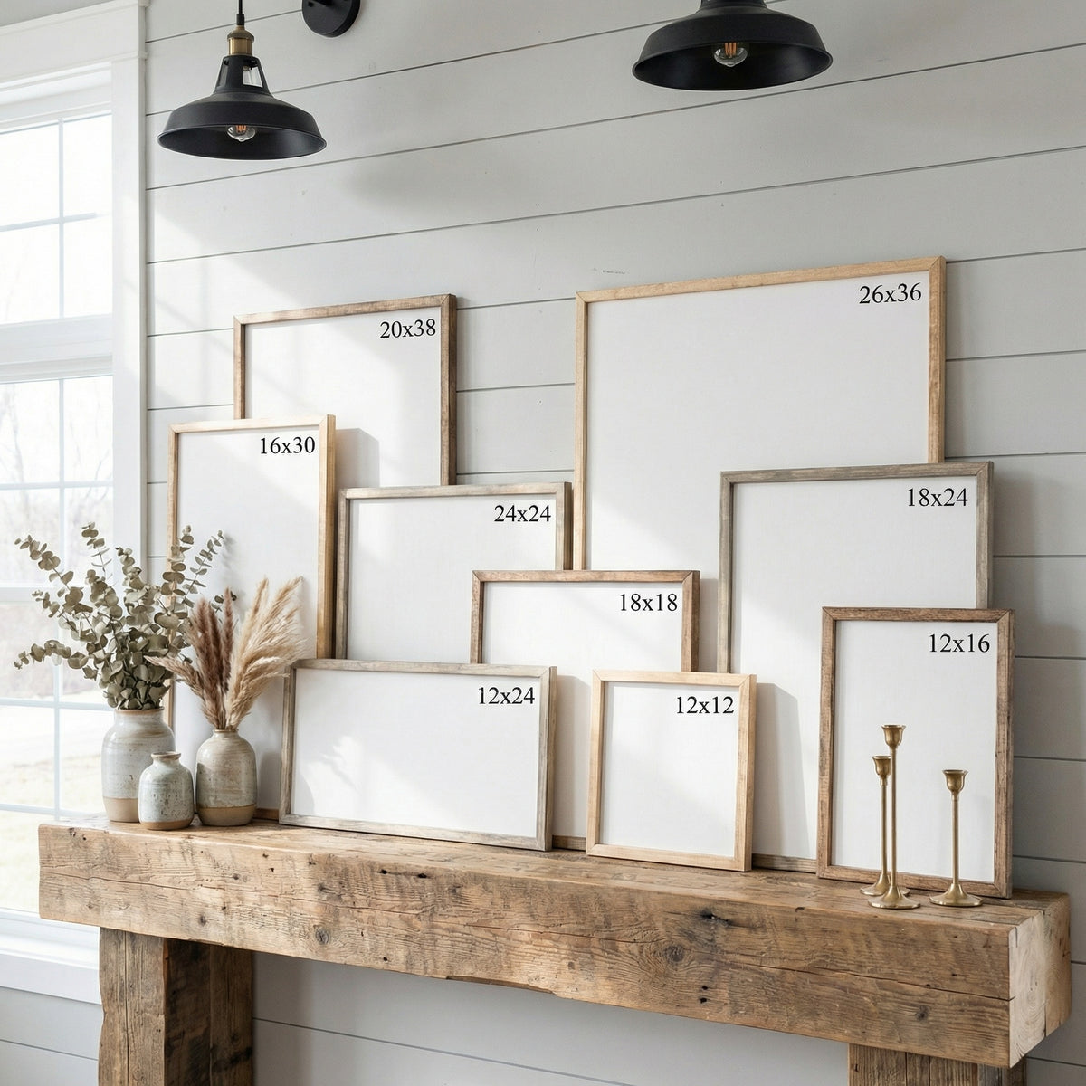 Wooden Frames - Dainty Wildflowers