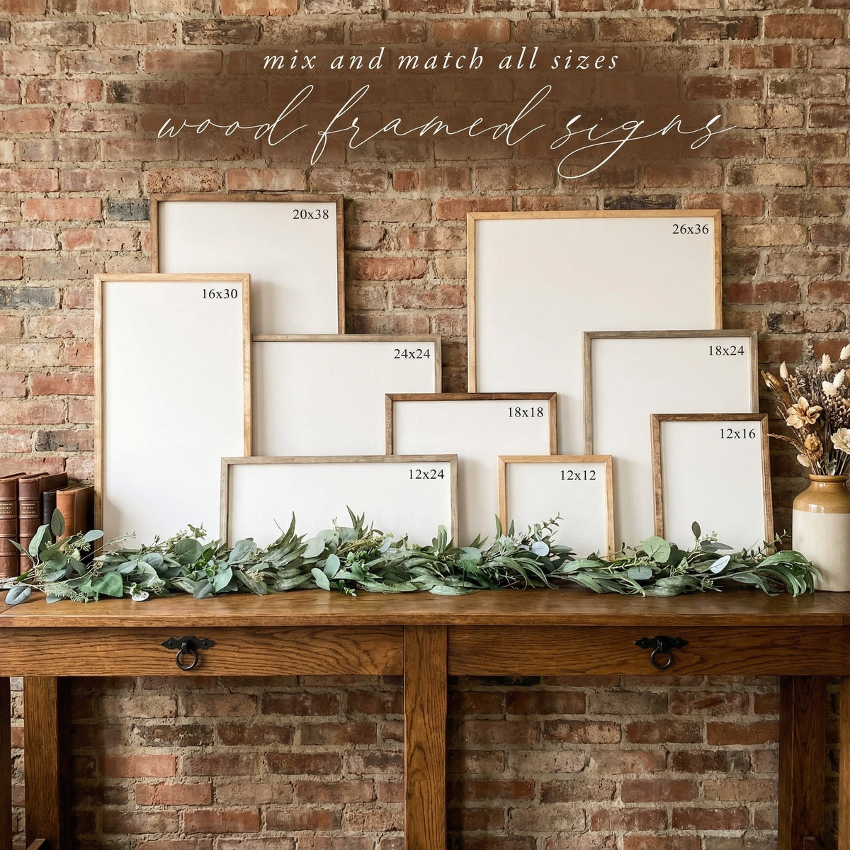 Pumpkin Everything Stem Printed Wood-Framed Sign