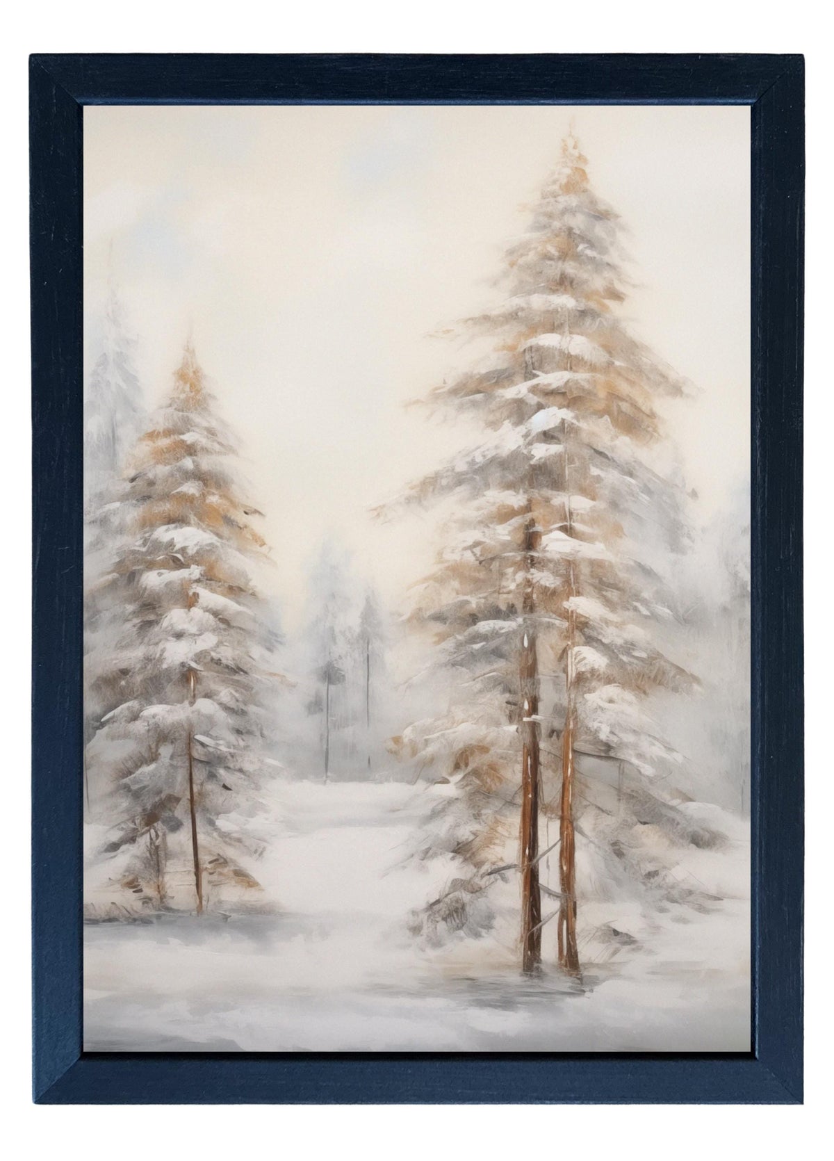 Wooden Frames - Snow Dusting