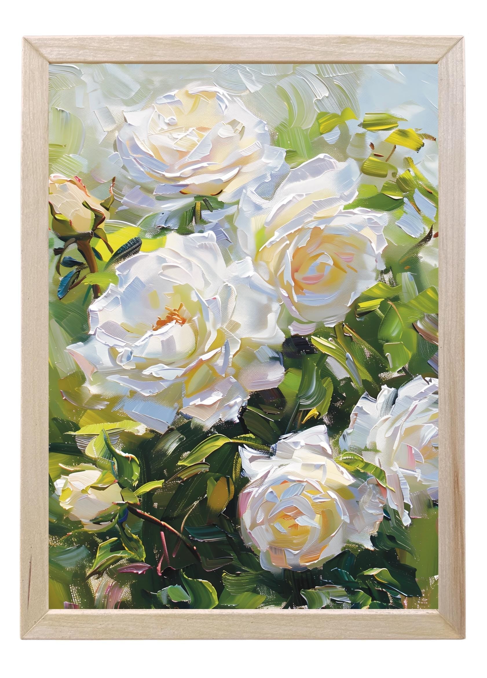 Wooden Frames - Rose Bush