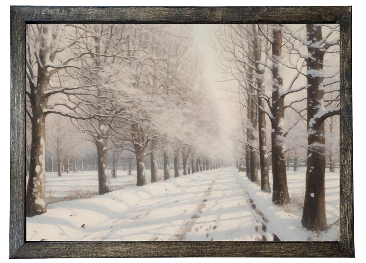 Wooden Frames - Winter Lane