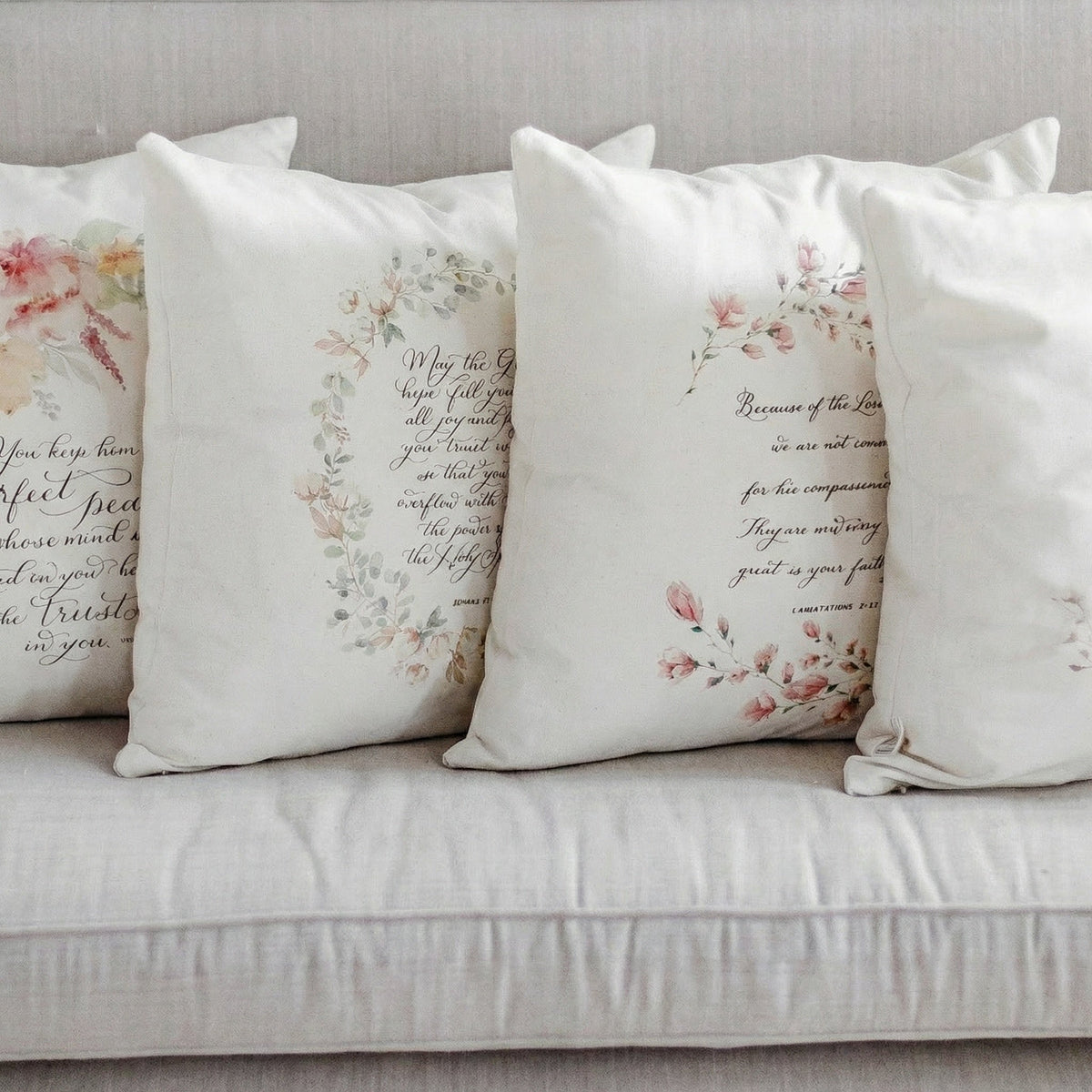 Throw Pillows - Bunny Portrait