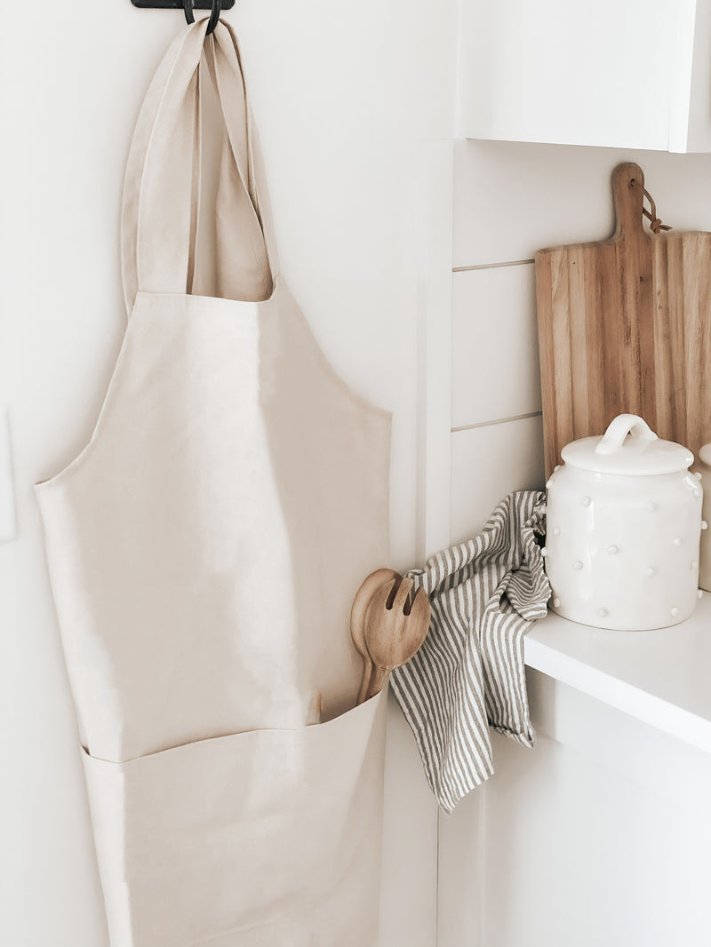 Croosback Linen Apron