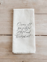 O Come All Ye Faithful Kitchen Towel