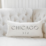 Personalized Postal Code Lumbar Pillow