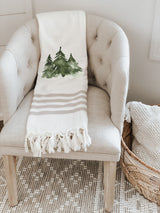 Trees Trio Throw Blanket