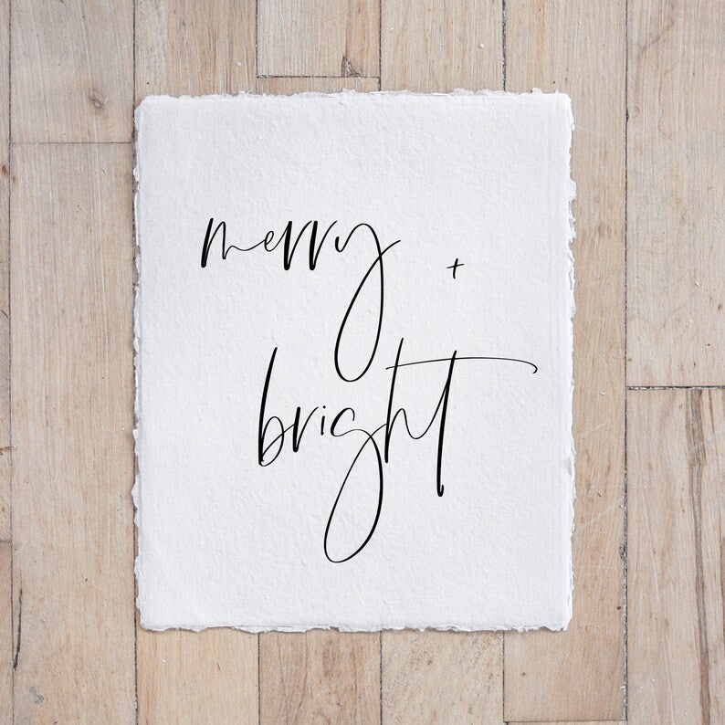 Merry & Bright Print