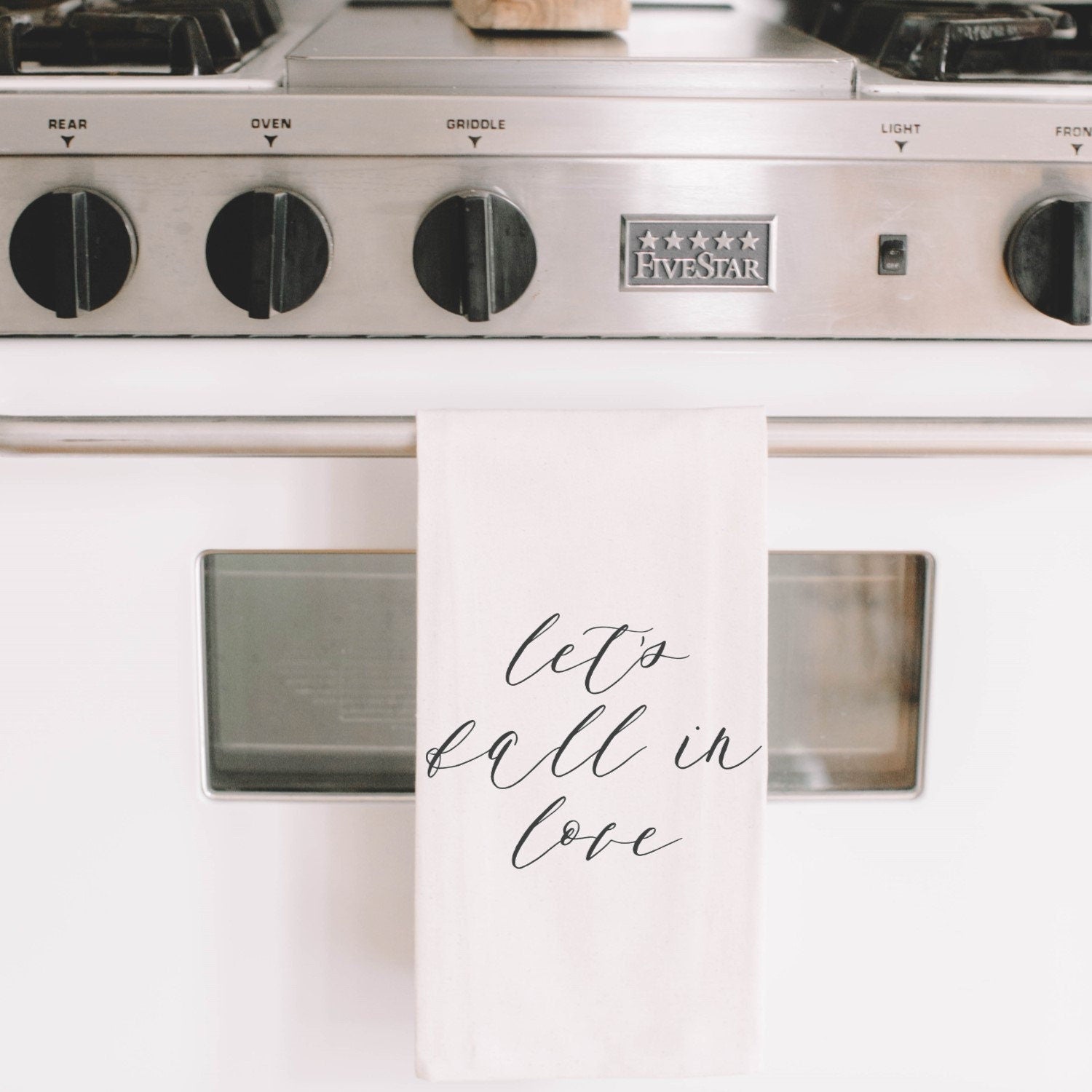 Tea Towel - Let's Fall In Love