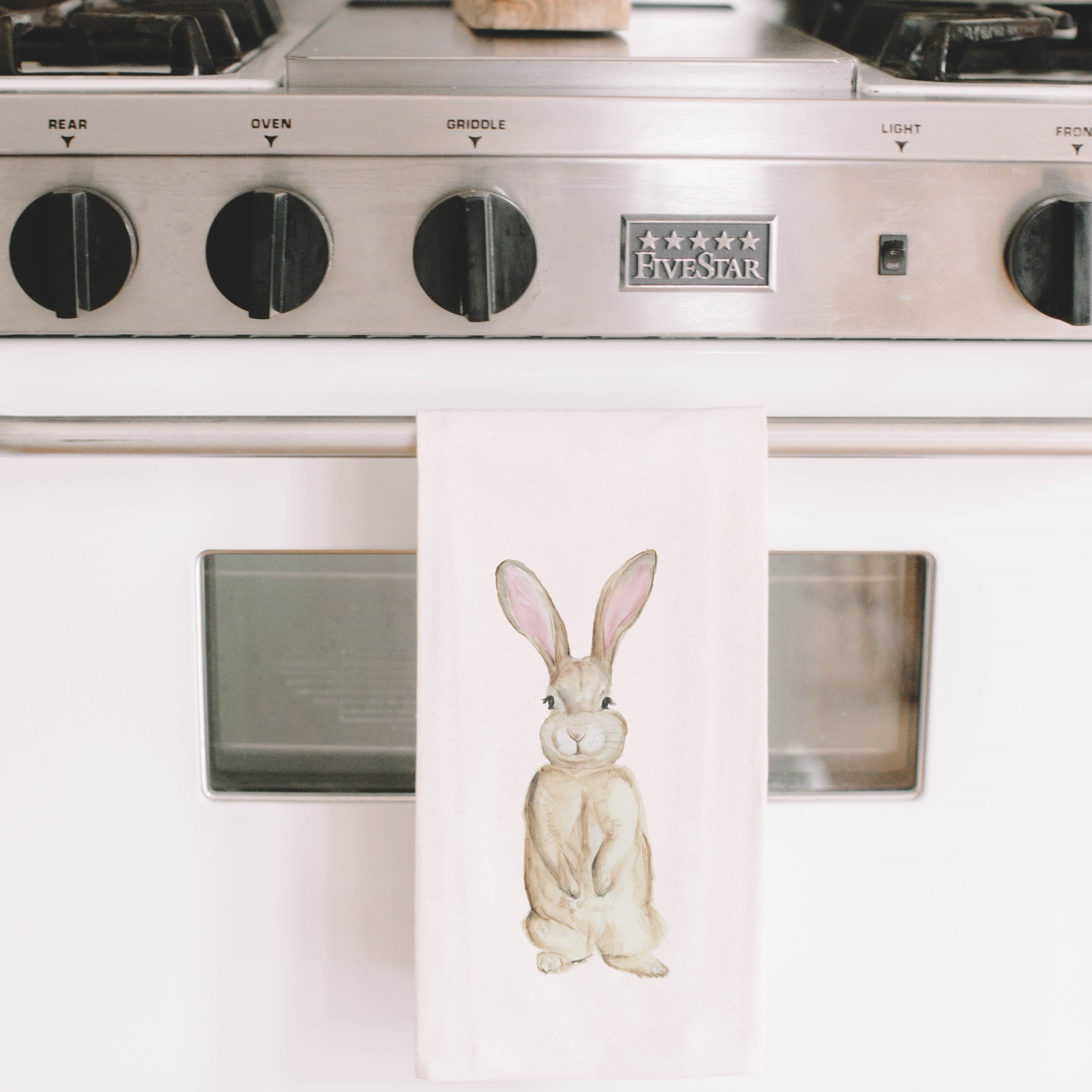 Tea Towel - Bunny Watercolor