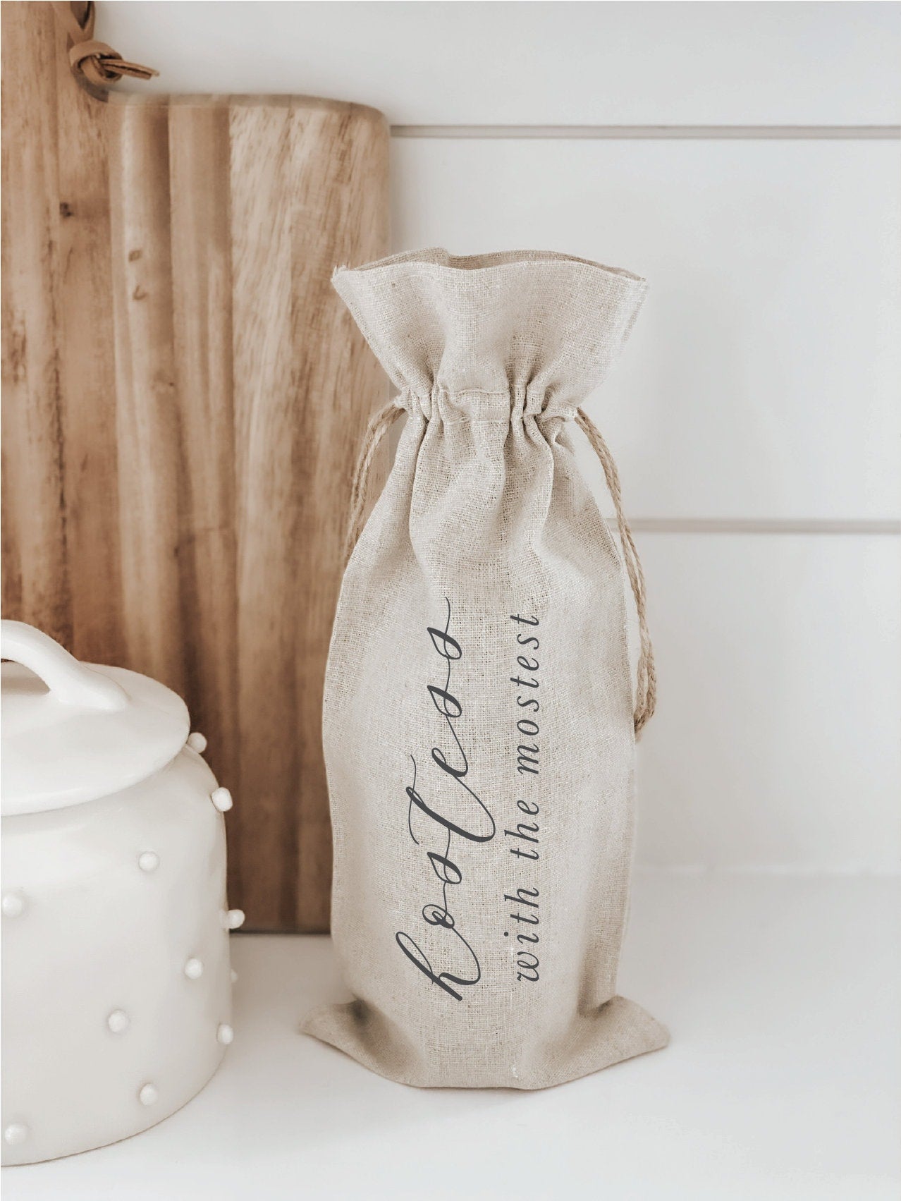 Wine Bags - Hostess Calligraphy