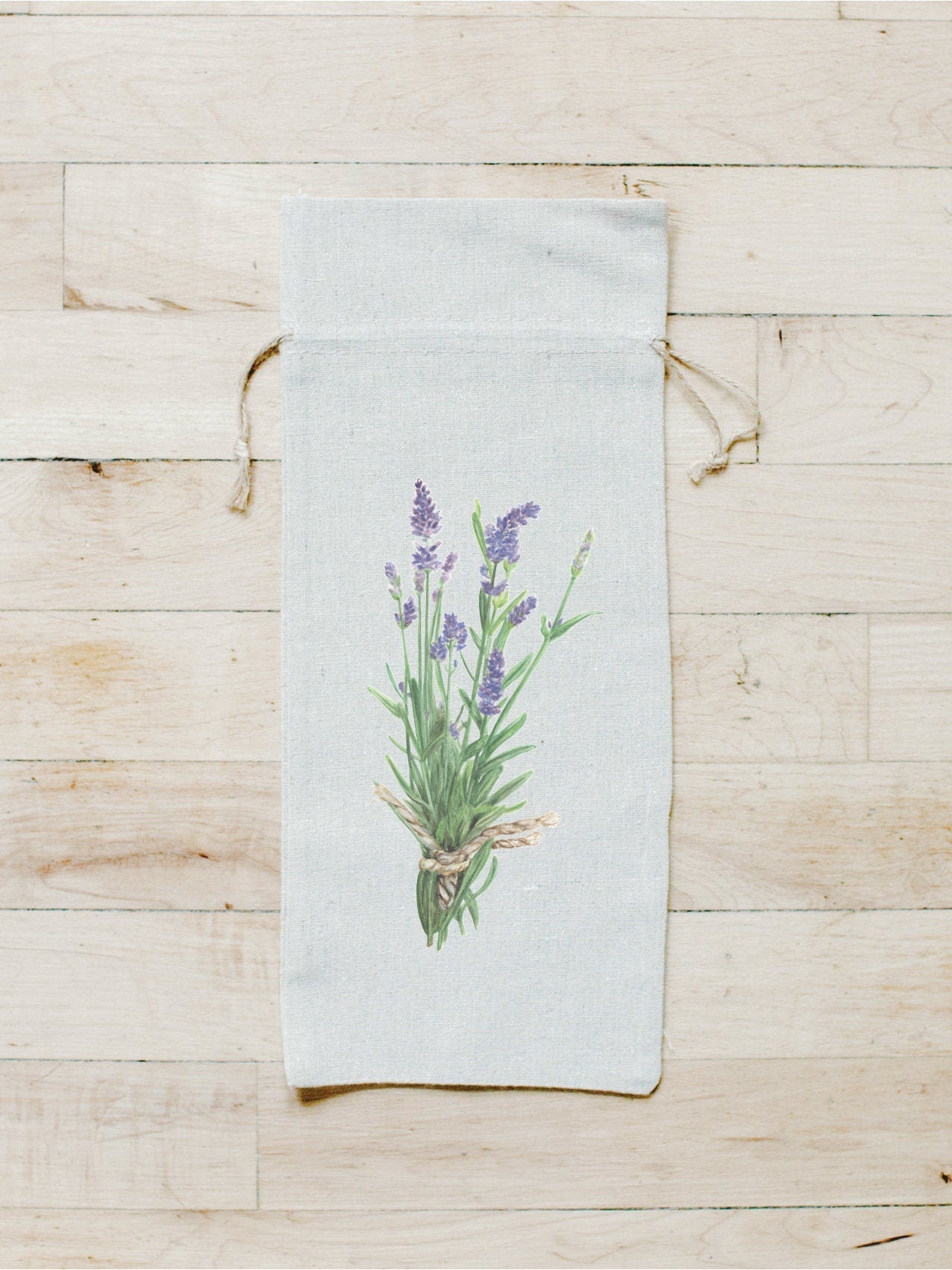 Wine Bags - Lavender Watercolor