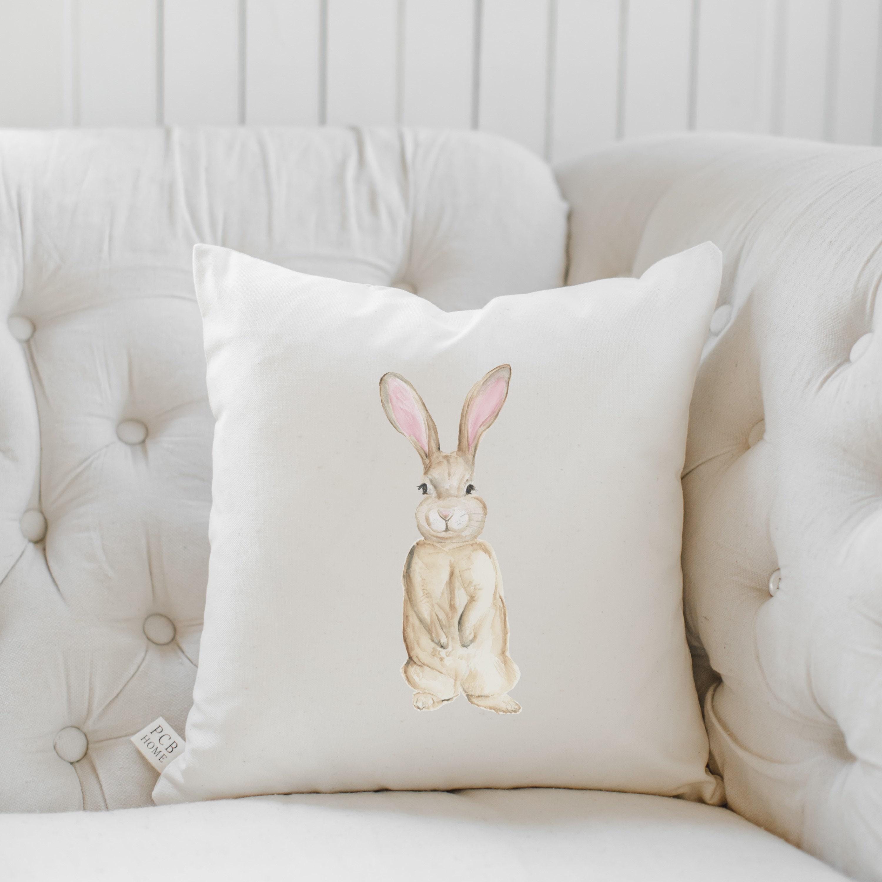 Throw Pillows - Bunny Watercolor