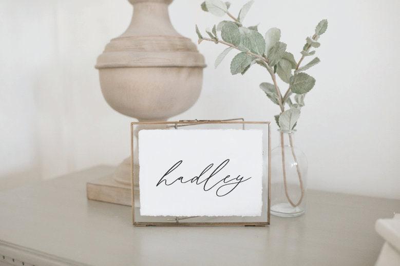 Personalized Glass Table Frames & Cards