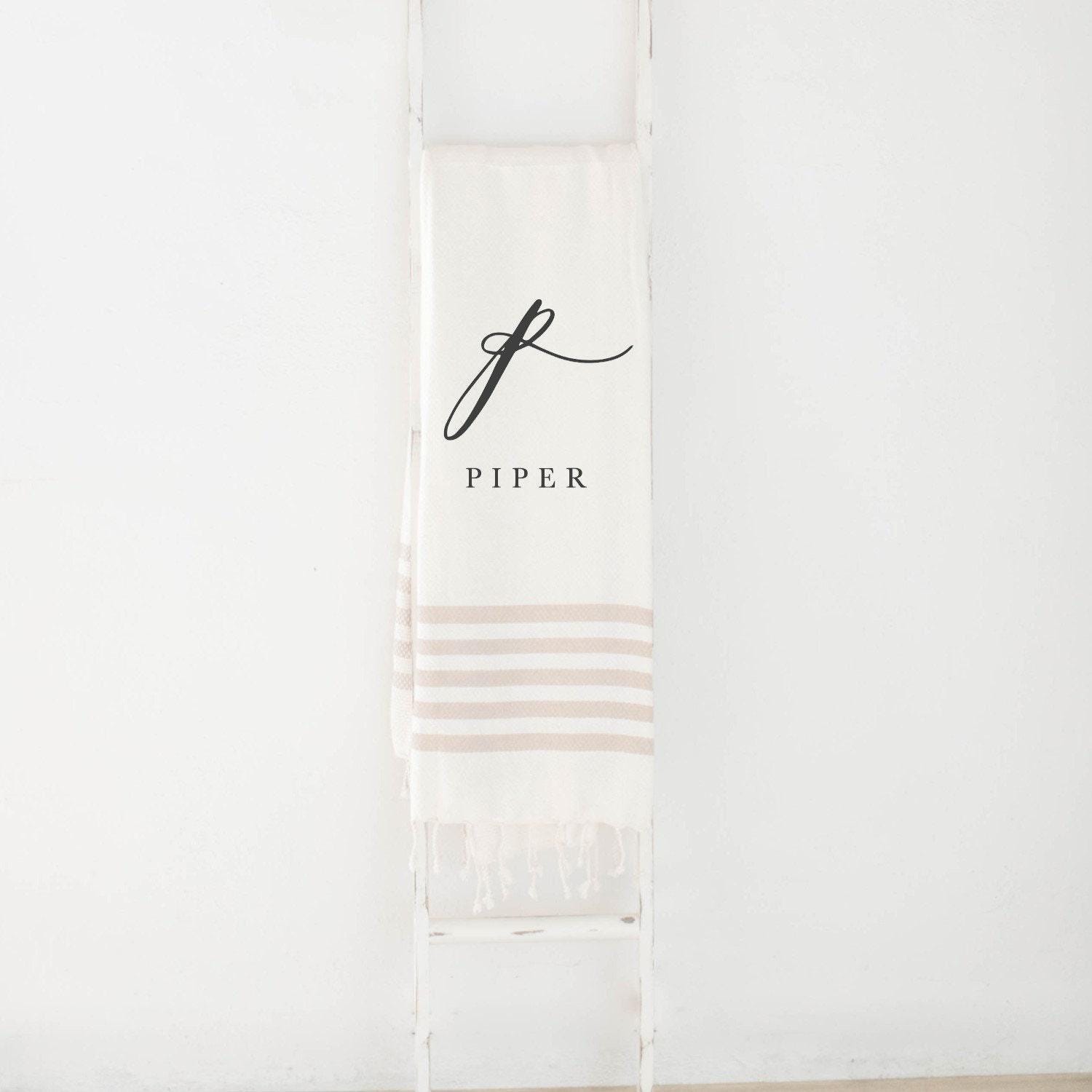 Personalized Throw Blankets - Personalized Calligraphy