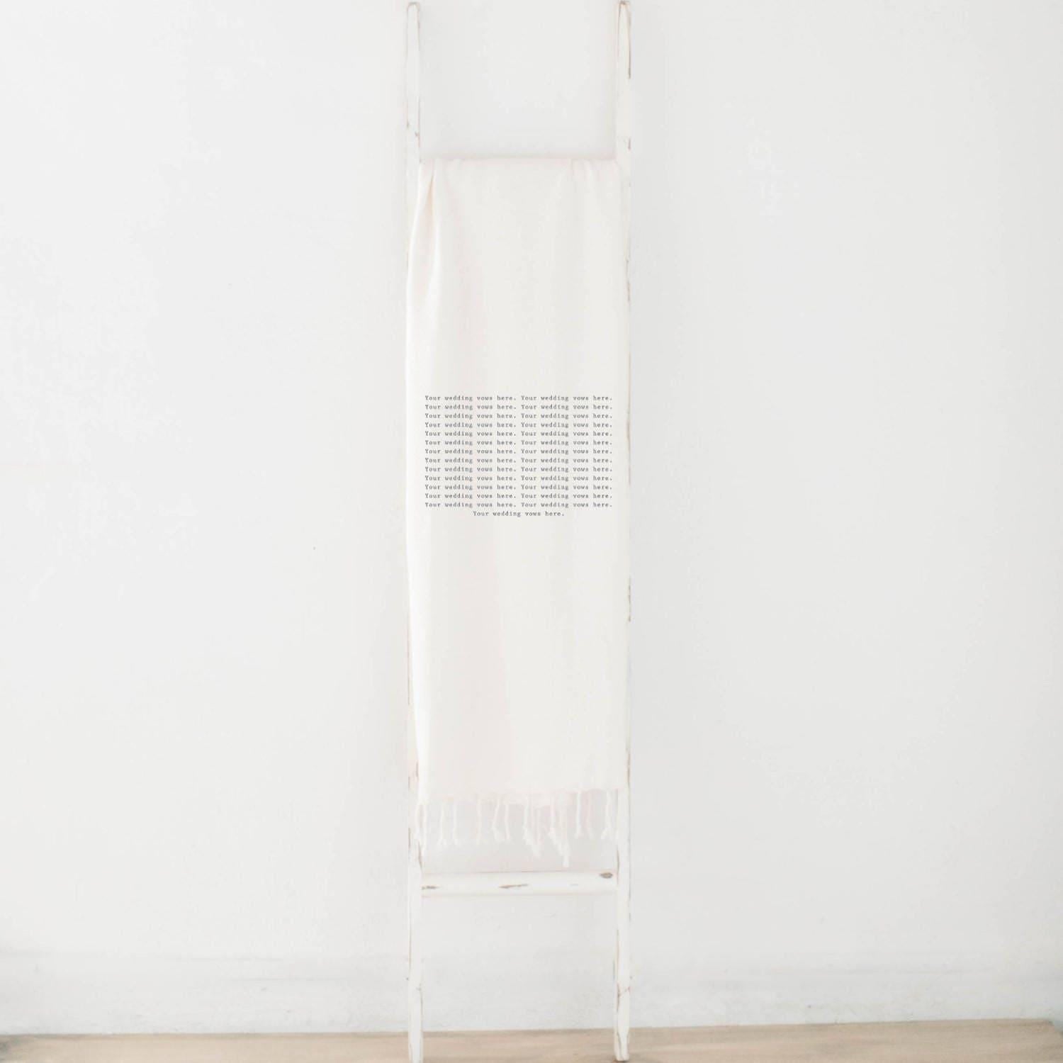 Personalized Throw Blankets - Personalized Wedding Vows