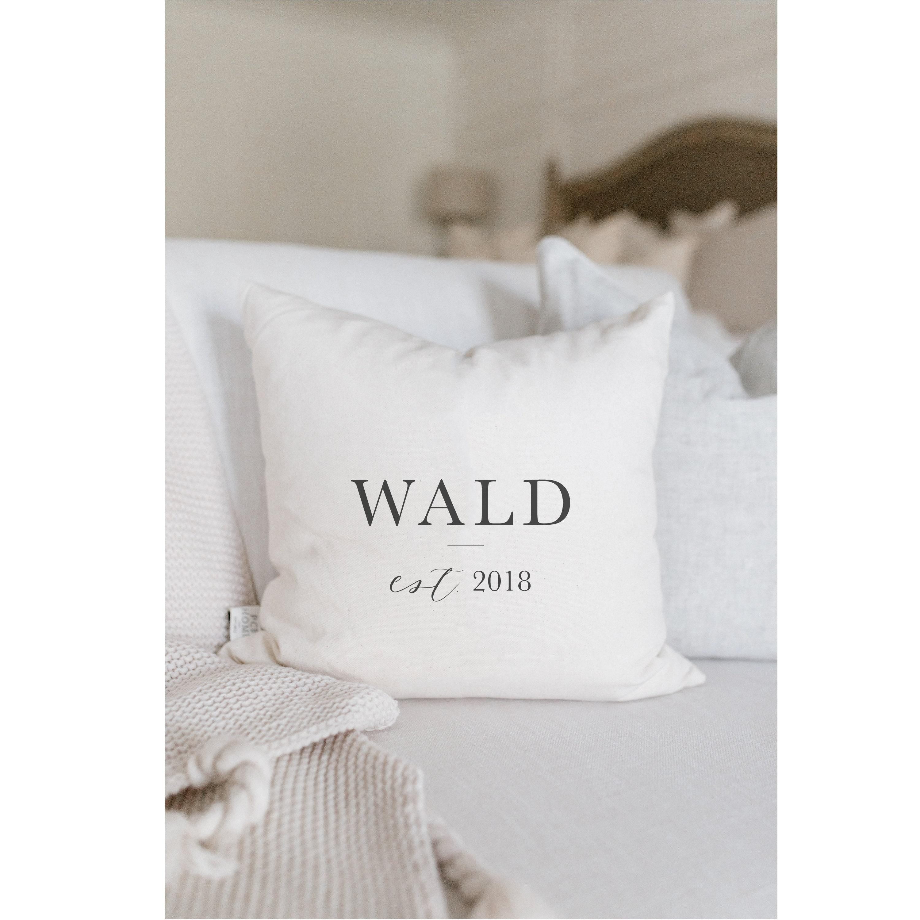 Personalized Throw Pillows - Personalized Last Name With
