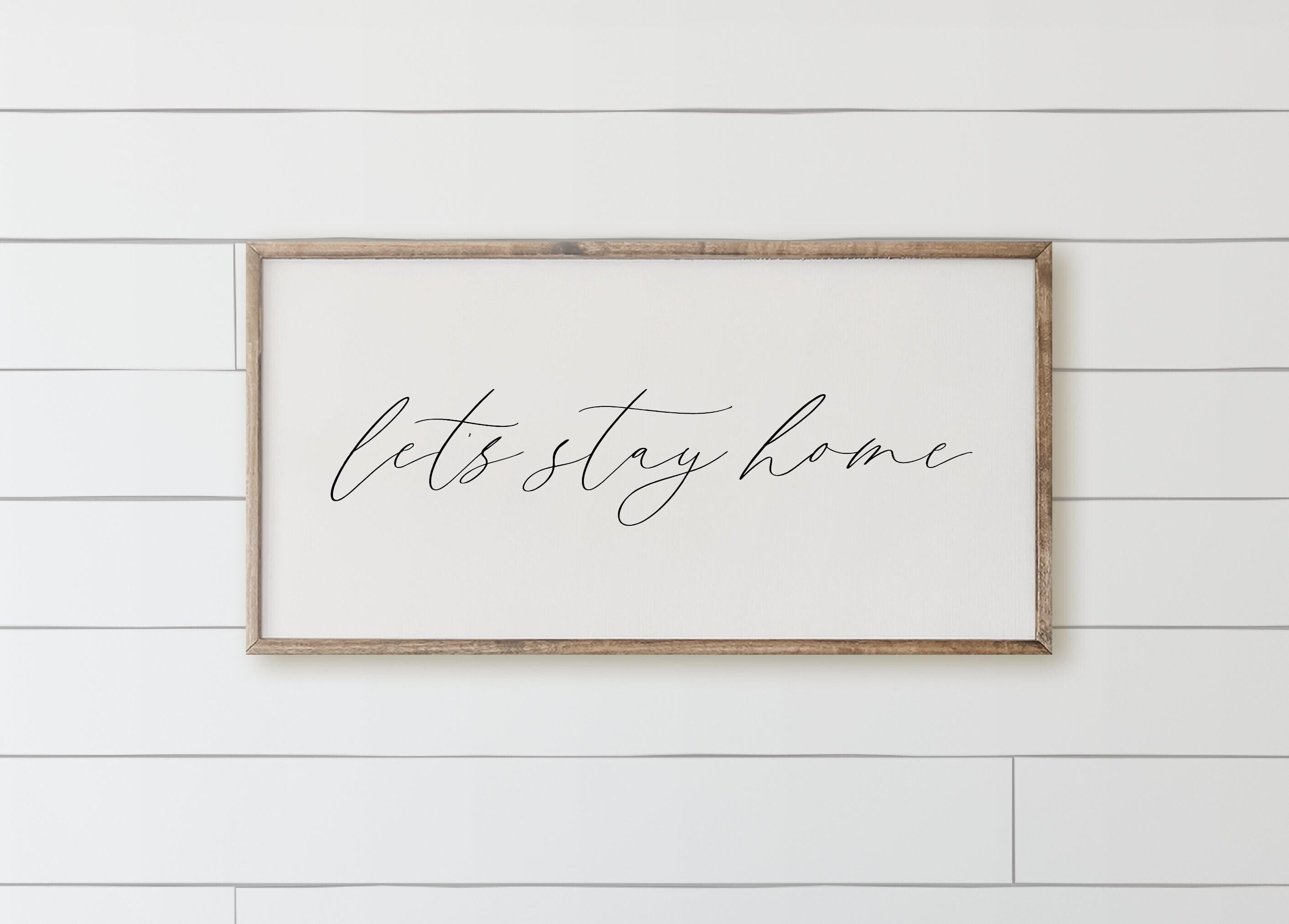 Wooden Frames - Let's Stay Home