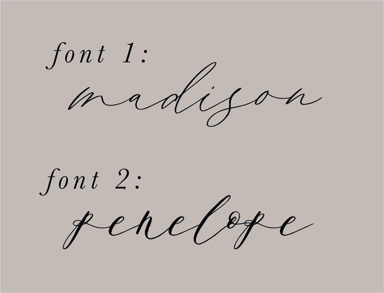 Personalized Makeup Bags - Personalized Calligraphy