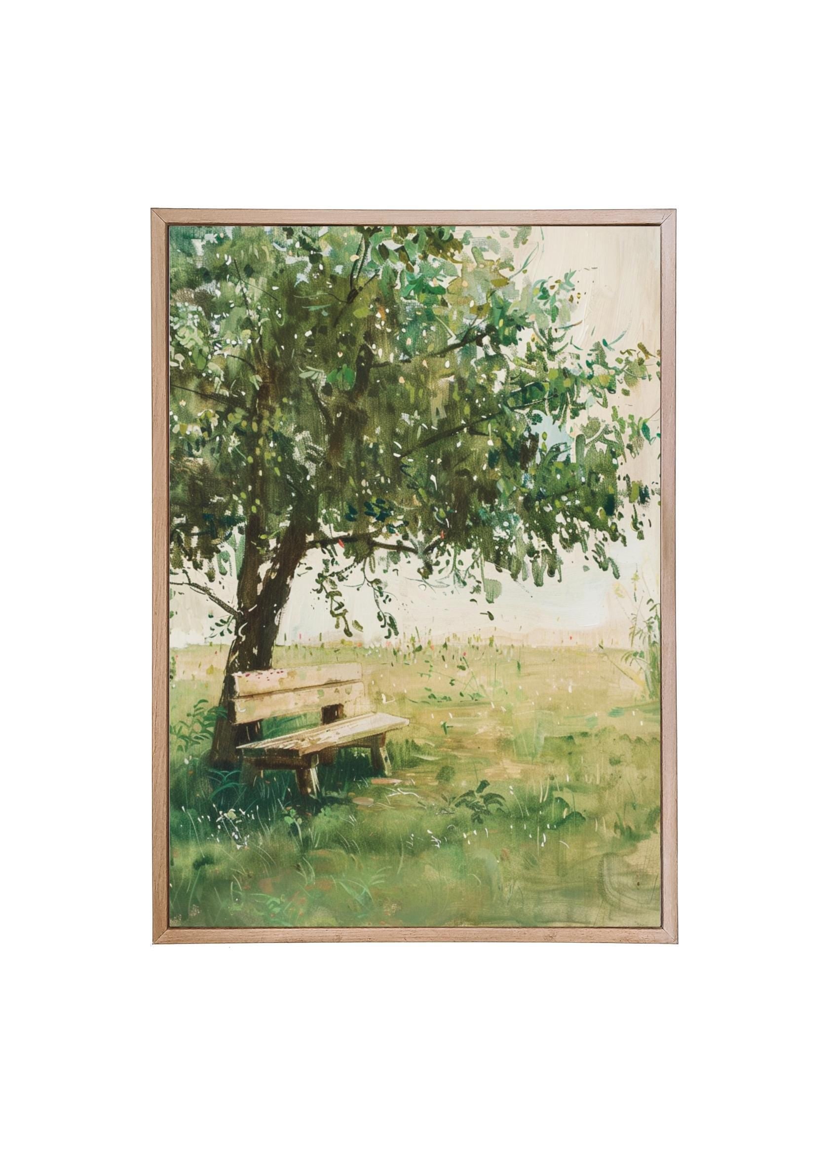 Wooden Frames - Shaded Bench