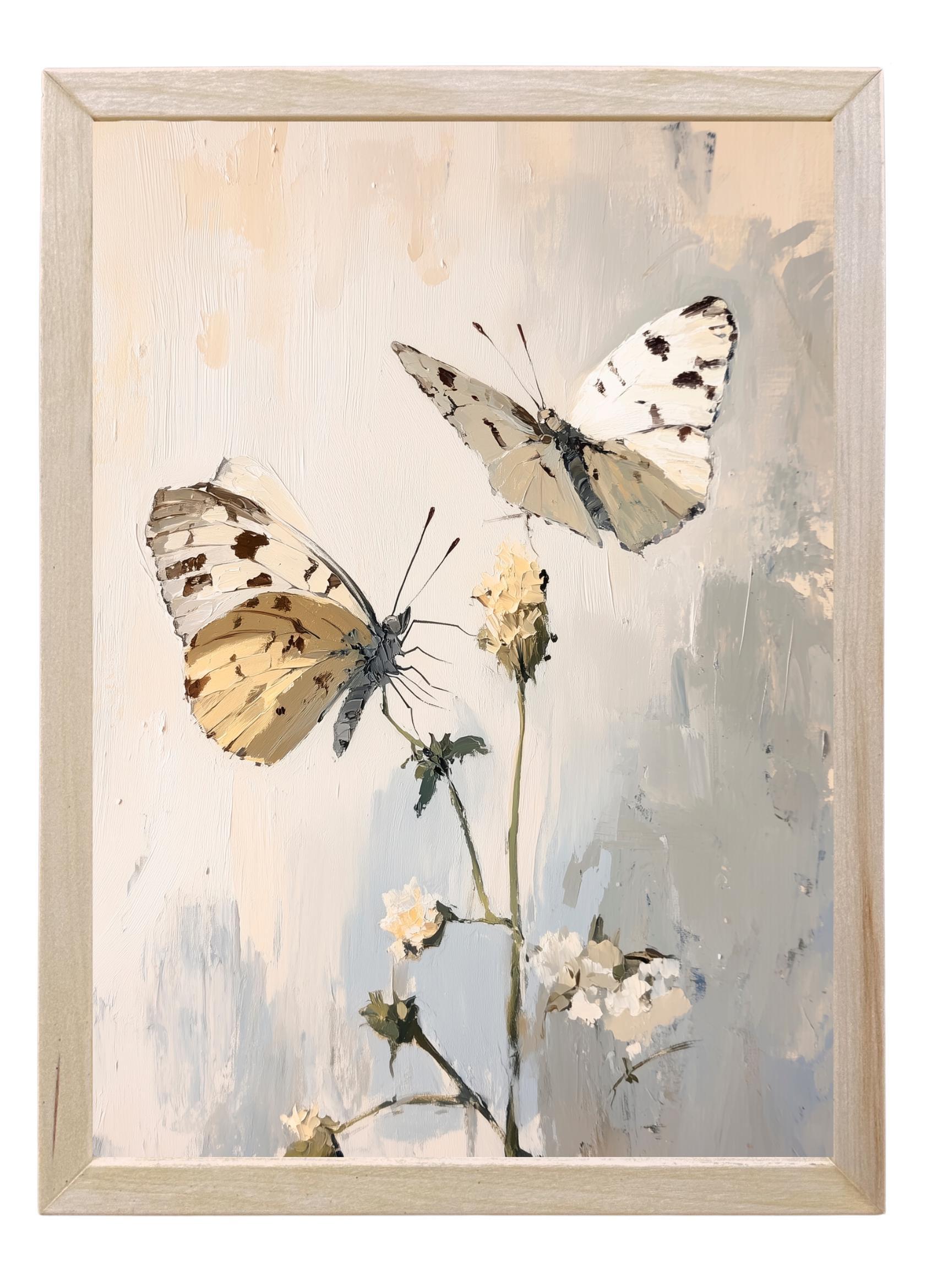 Wooden Frames - Butterfly Stem