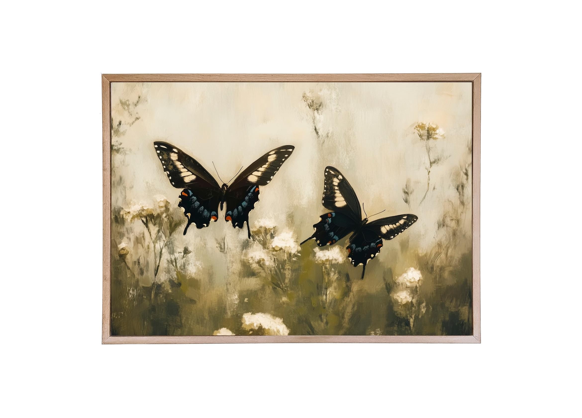Wooden Frames - Butterfly Pair