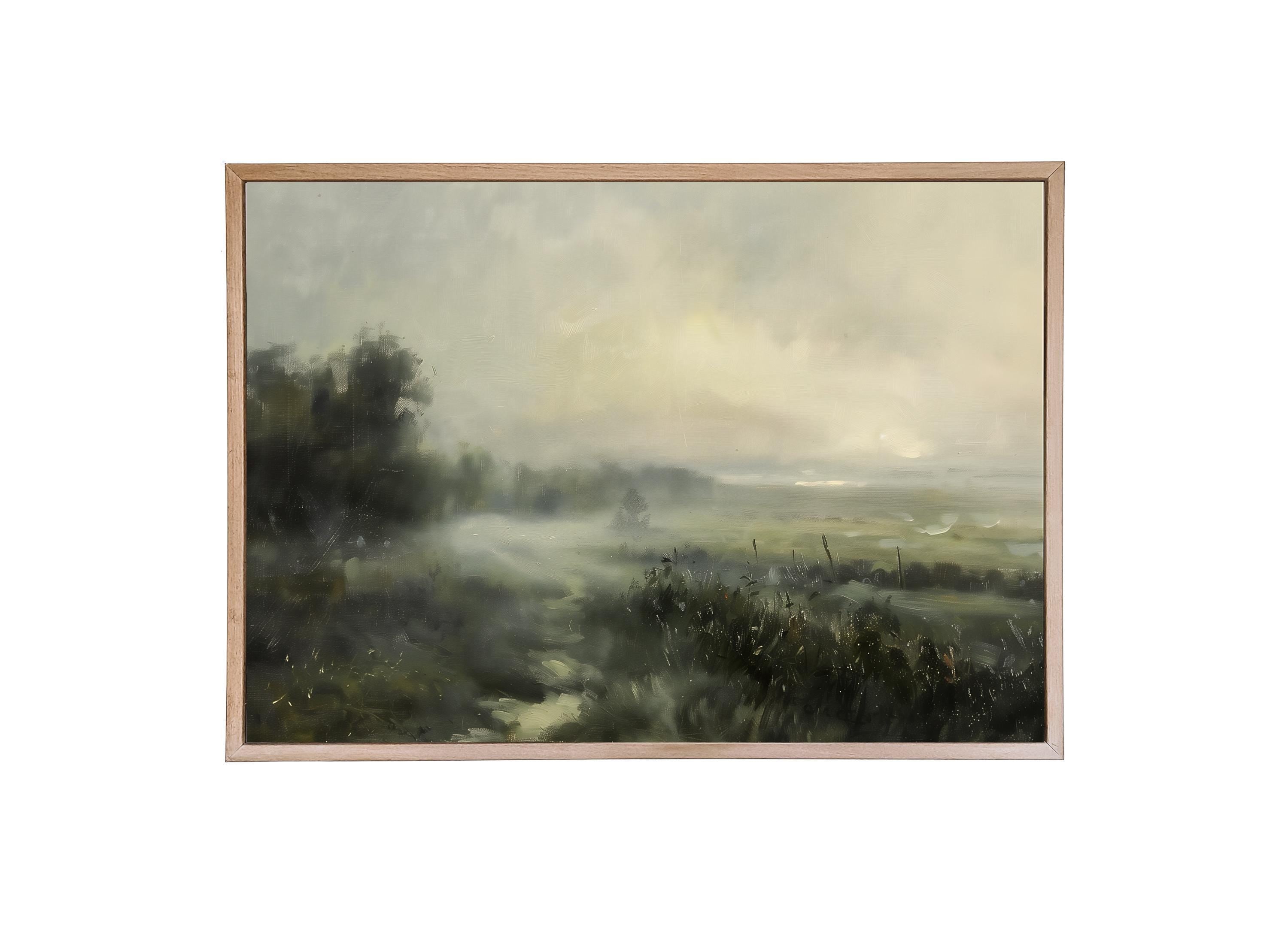 Wooden Frames - Cool Toned Haze