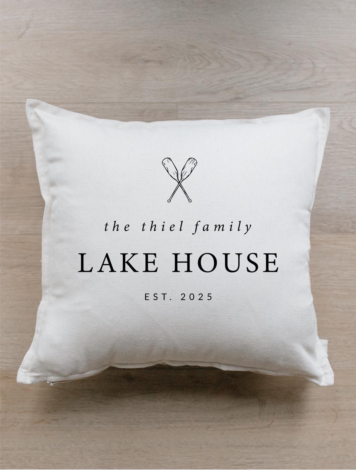 Personalized Throw Pillows - Personalized Lake House