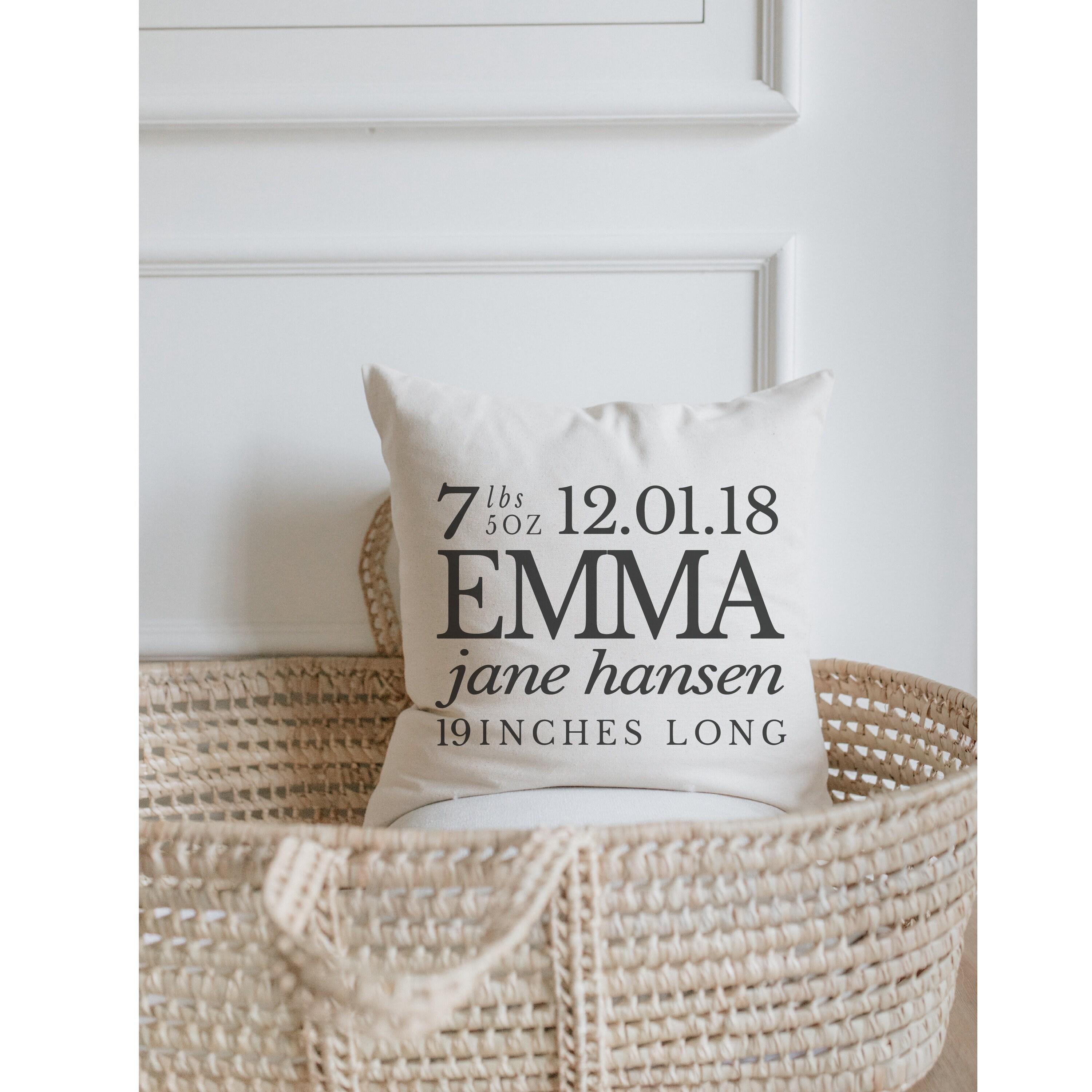 Personalized Throw Pillows - Personalized Classic Birth