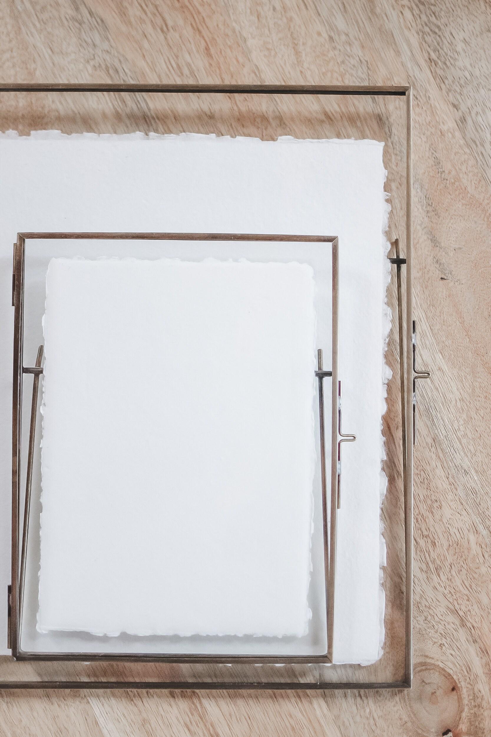 Glass Table Frames & Cards - Flower Types