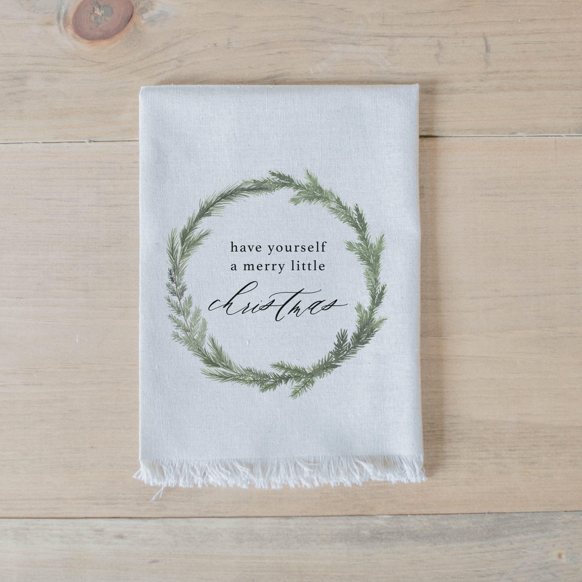 Napkins - Have Yourself A Merry Little Christmas Wreath