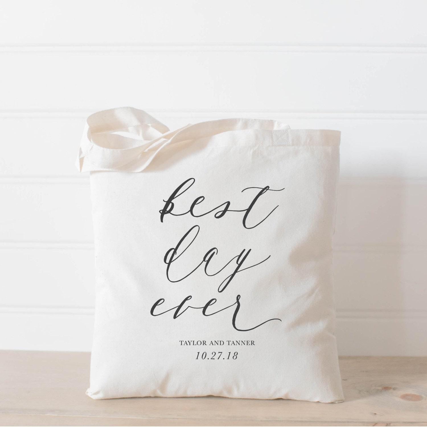 Personalized Tote Bags - Personalized Best Day Ever