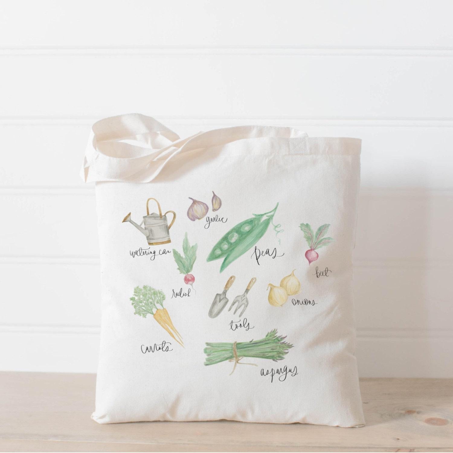 Tote Bags - Vegetables Watercolor
