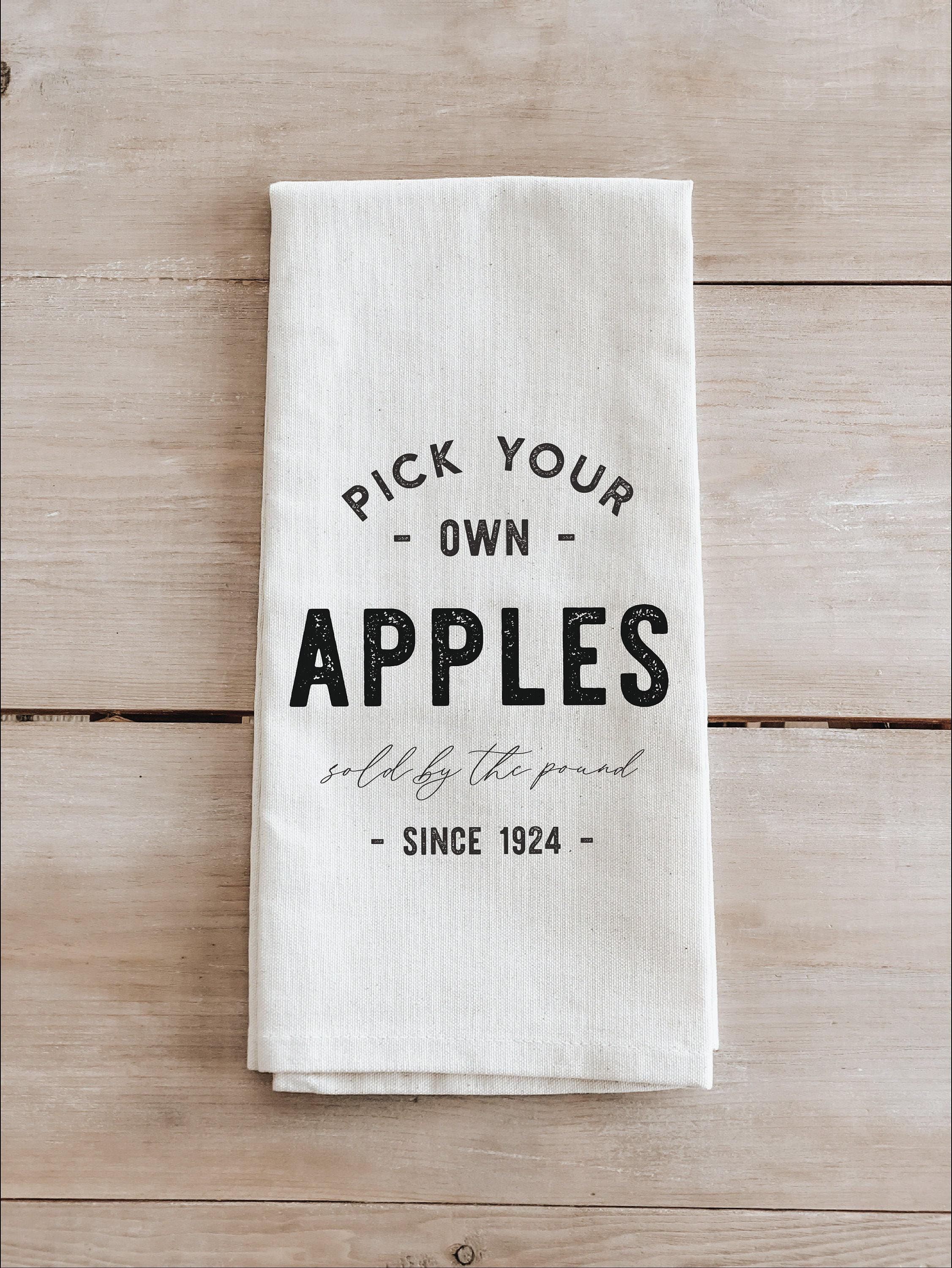 Tea Towel - Pick Your Own Apples  Autumn