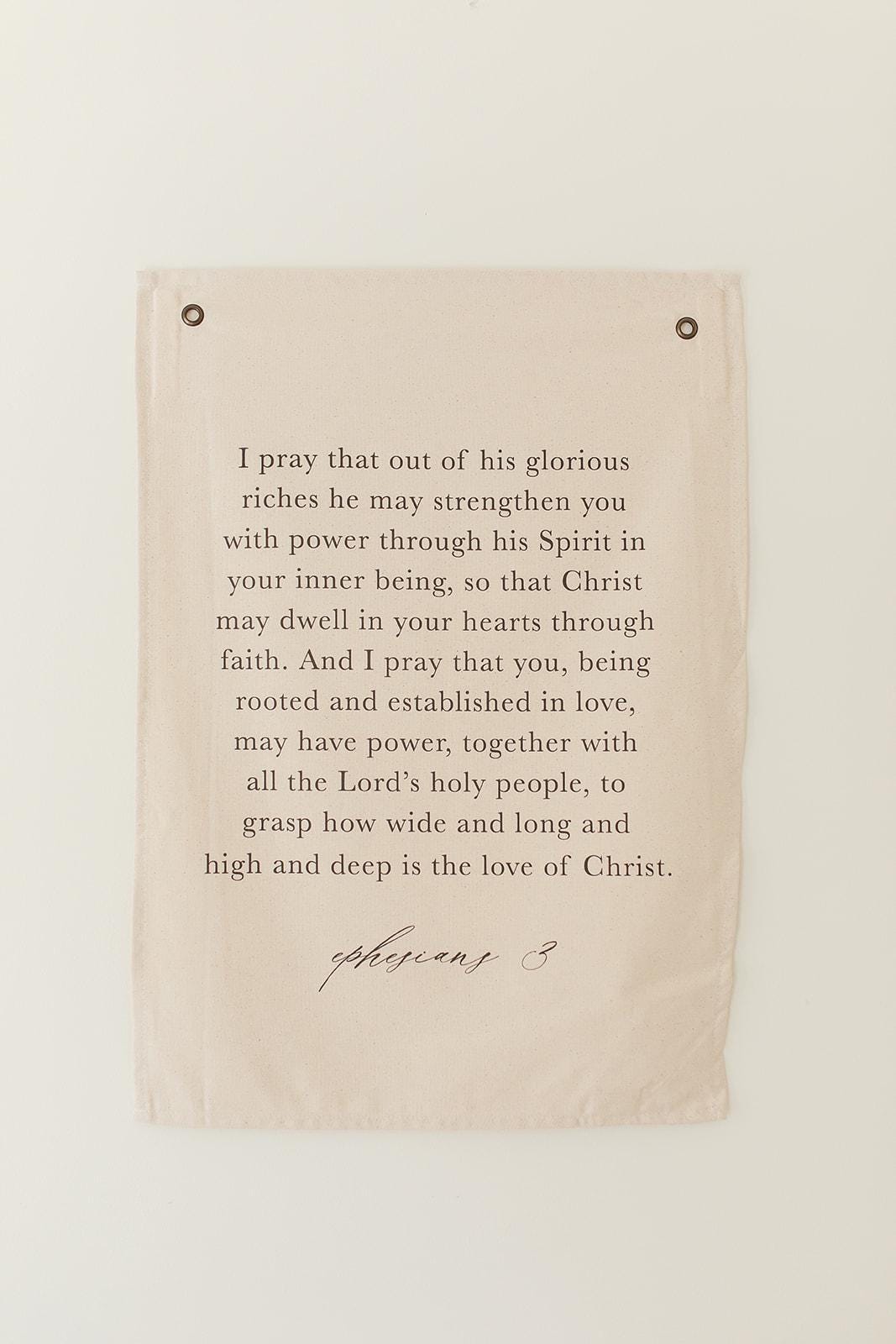 Wall Banners - Ephesians 3
