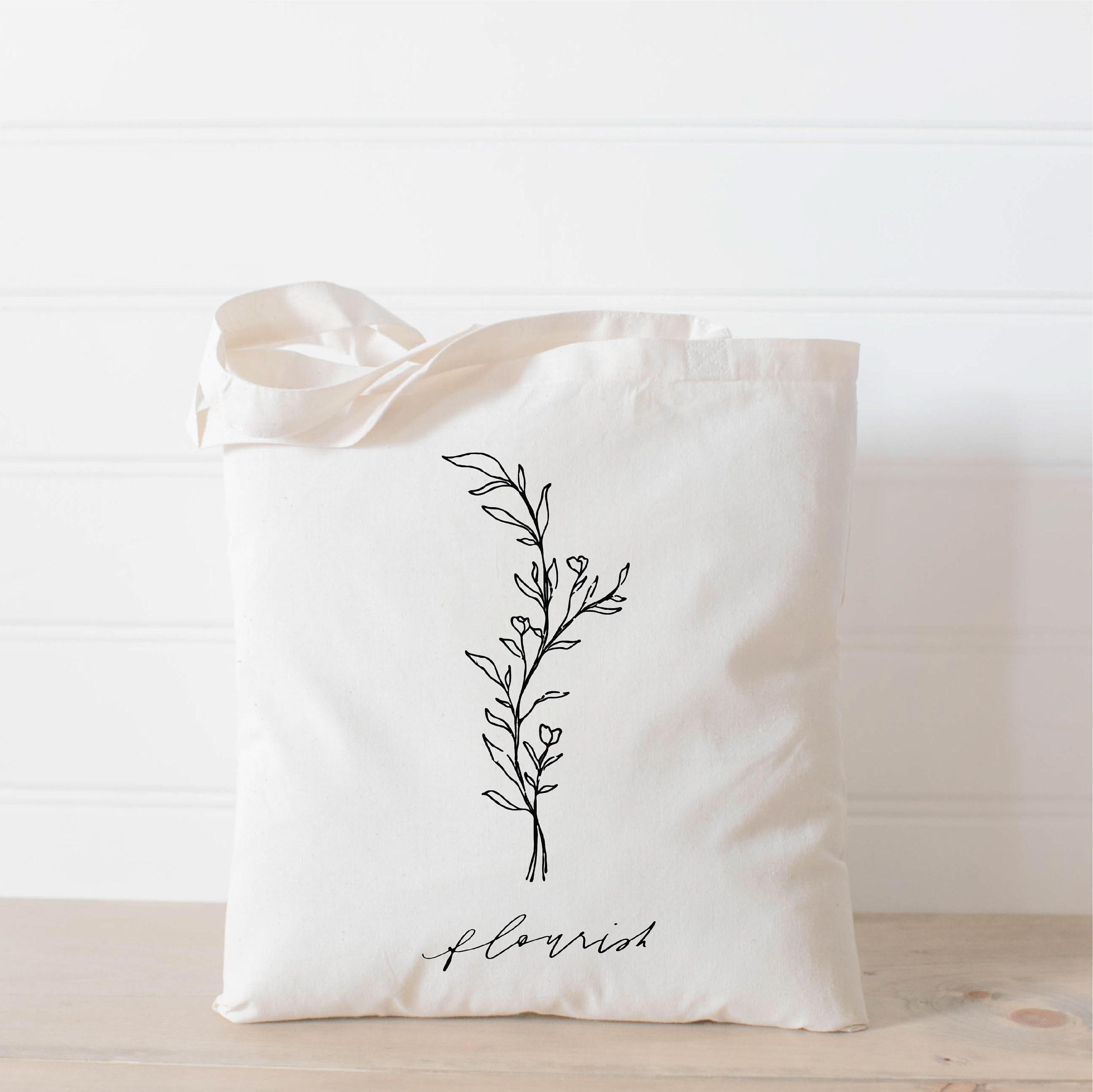 Tote Bags - Flourish Wildflower